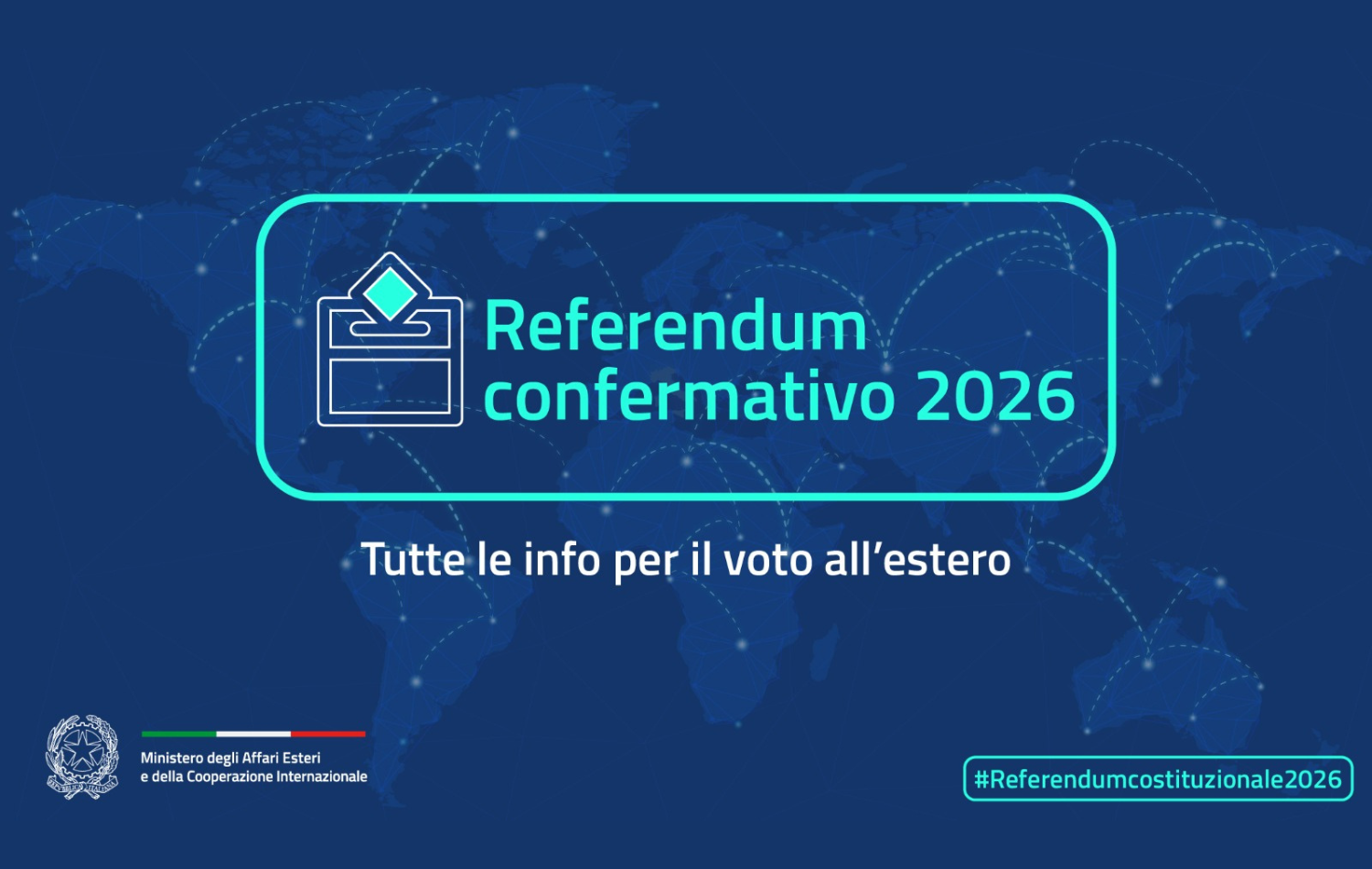 REFERENDUM COSTITUZIONALE CONFERMATIVO DEI GIORNI 22 e 23 MARZO 2026